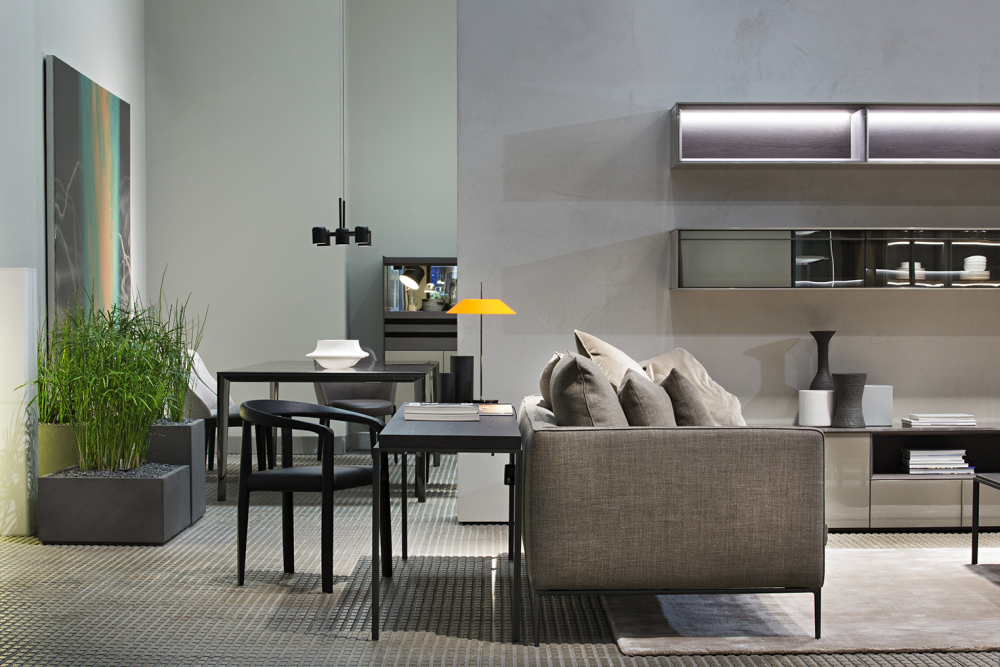 Paul Sofa by Vincent Van Duysen and MHC.3 MISS by Tobia Scarpa 