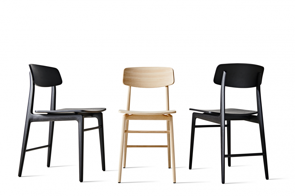 Woody chairs by Francesco Meda 