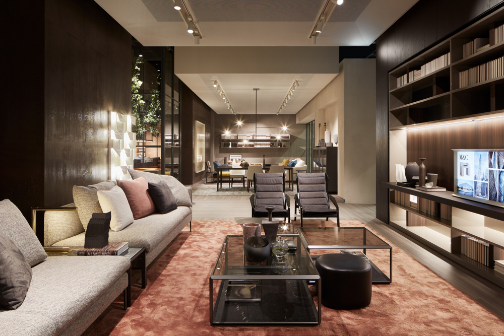 Paul sofa by Vincent Van Duysen and D.156.3 by Gio Ponti 