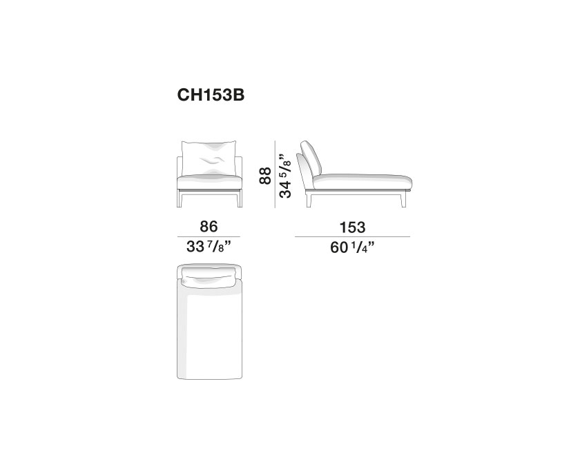 Chelsea sofas - CH153B