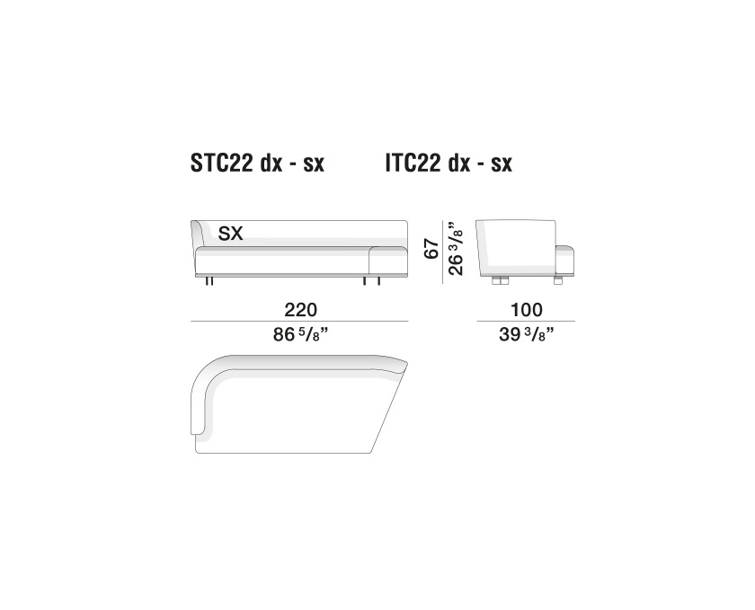 Cleo - STC22 dx sx ITC22 dx sx