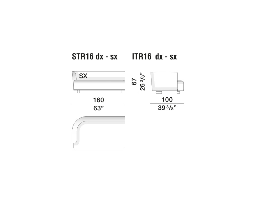 Cleo - STR16 dx sx ITR16 dx sx