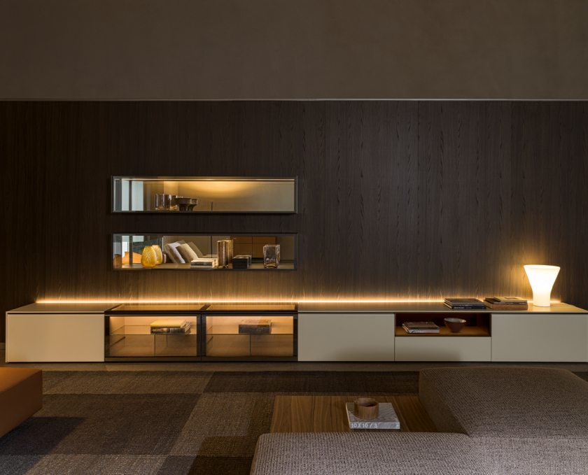 Pass-Word Evolution - Bookshelves and multimedia (Innenbereich) - Molteni