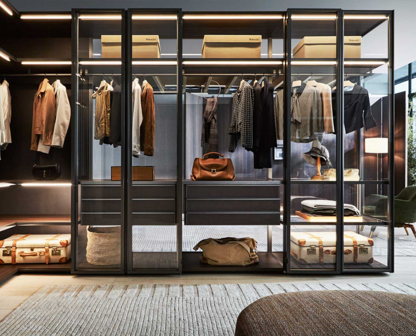 Gliss Master-Glass - Wardrobes (Indoor) - Molteni