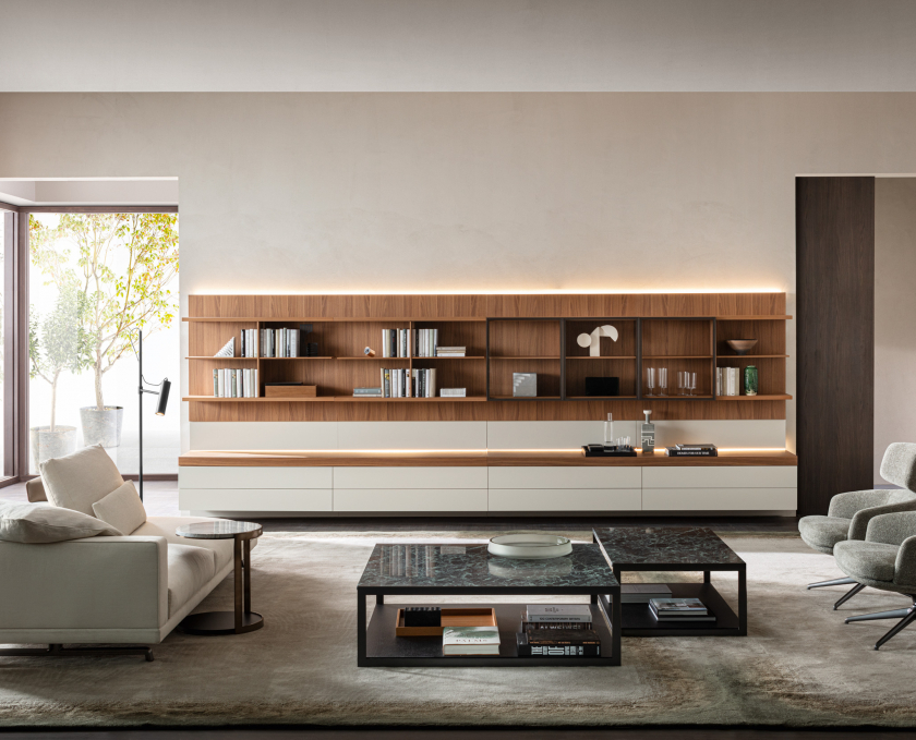 Grid - Bookshelves and multimedia (Indoor) - Molteni
