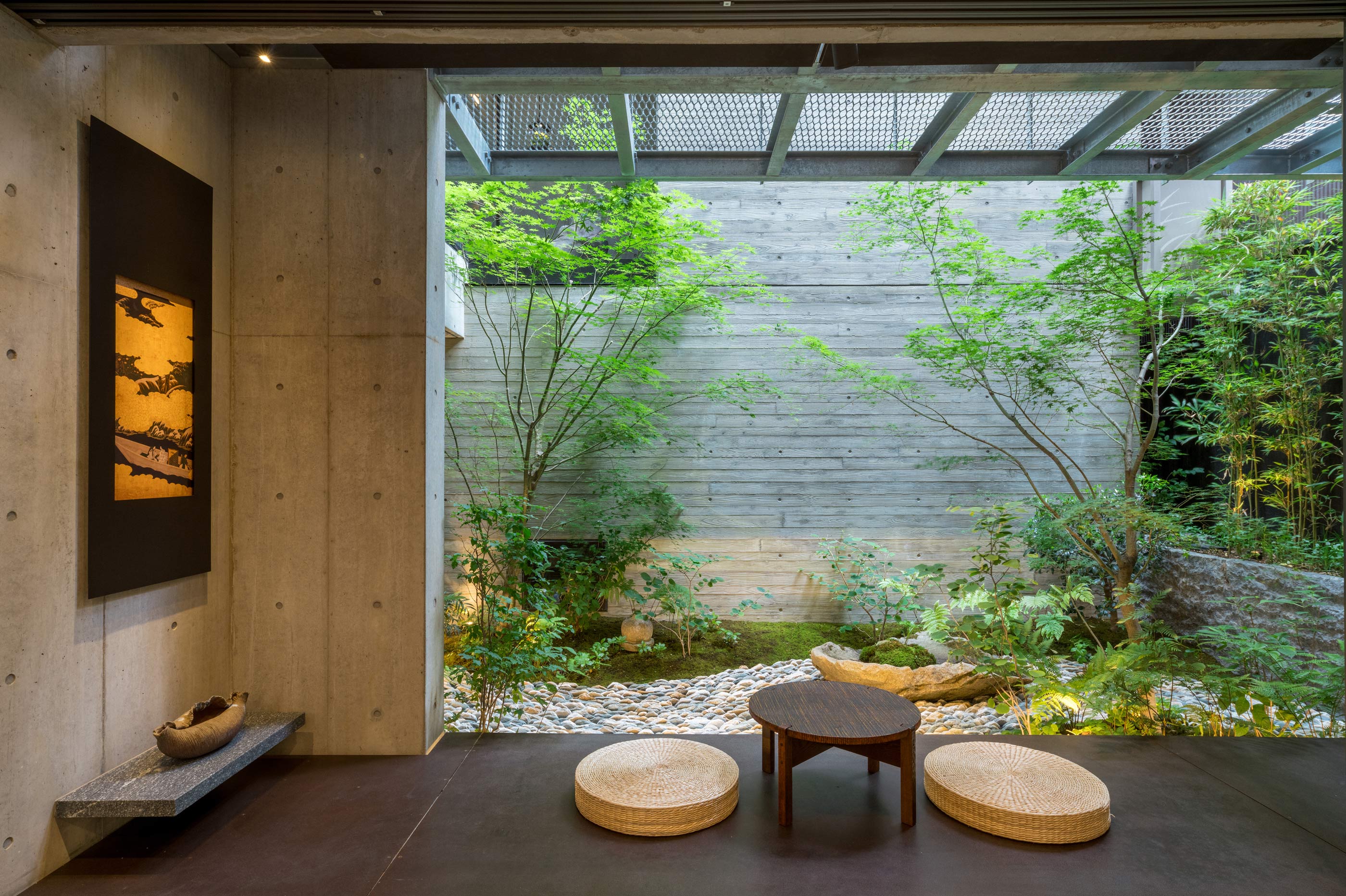 The Genji Kyoto hotel's gardens are designed as extensions of its architecture. Image credit: architect and chief designer Geoffrey P. Mousas and landscape designer Marc Peter Keane