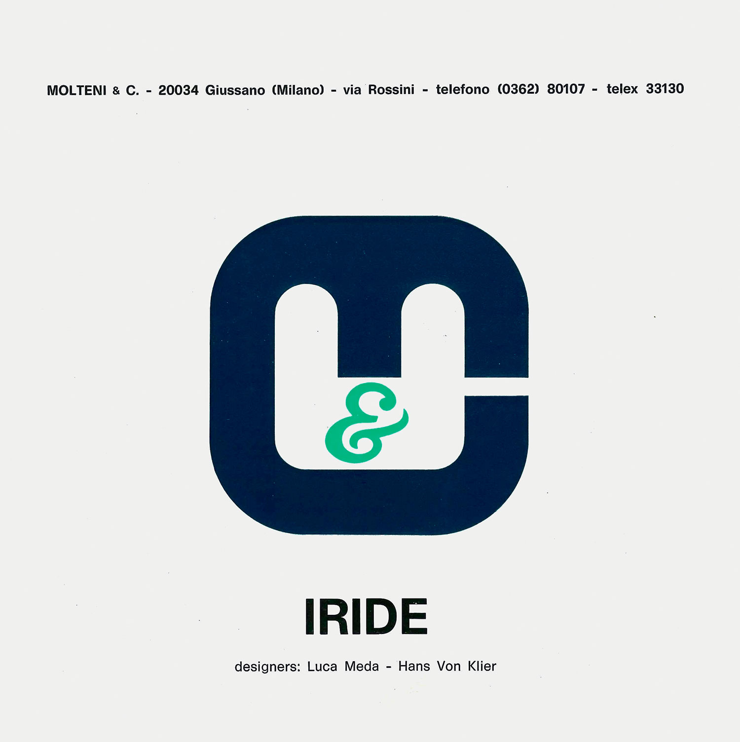 1968 | Luca Meda y Hans von Klier, serie Iride