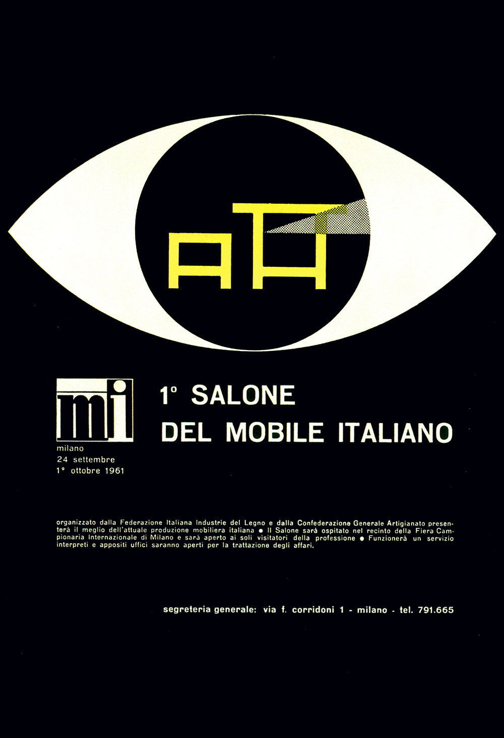 1961 | Folleto del I Salone del Mobile