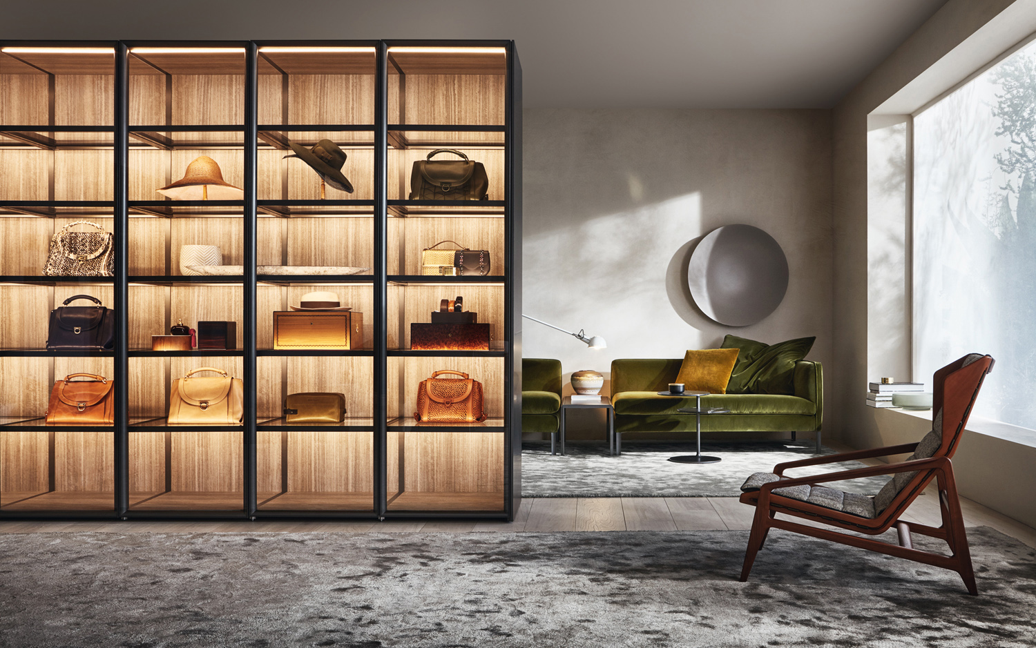 Gliss Master by Vincent Van Duysen and D.156.3 by Gio Ponti 