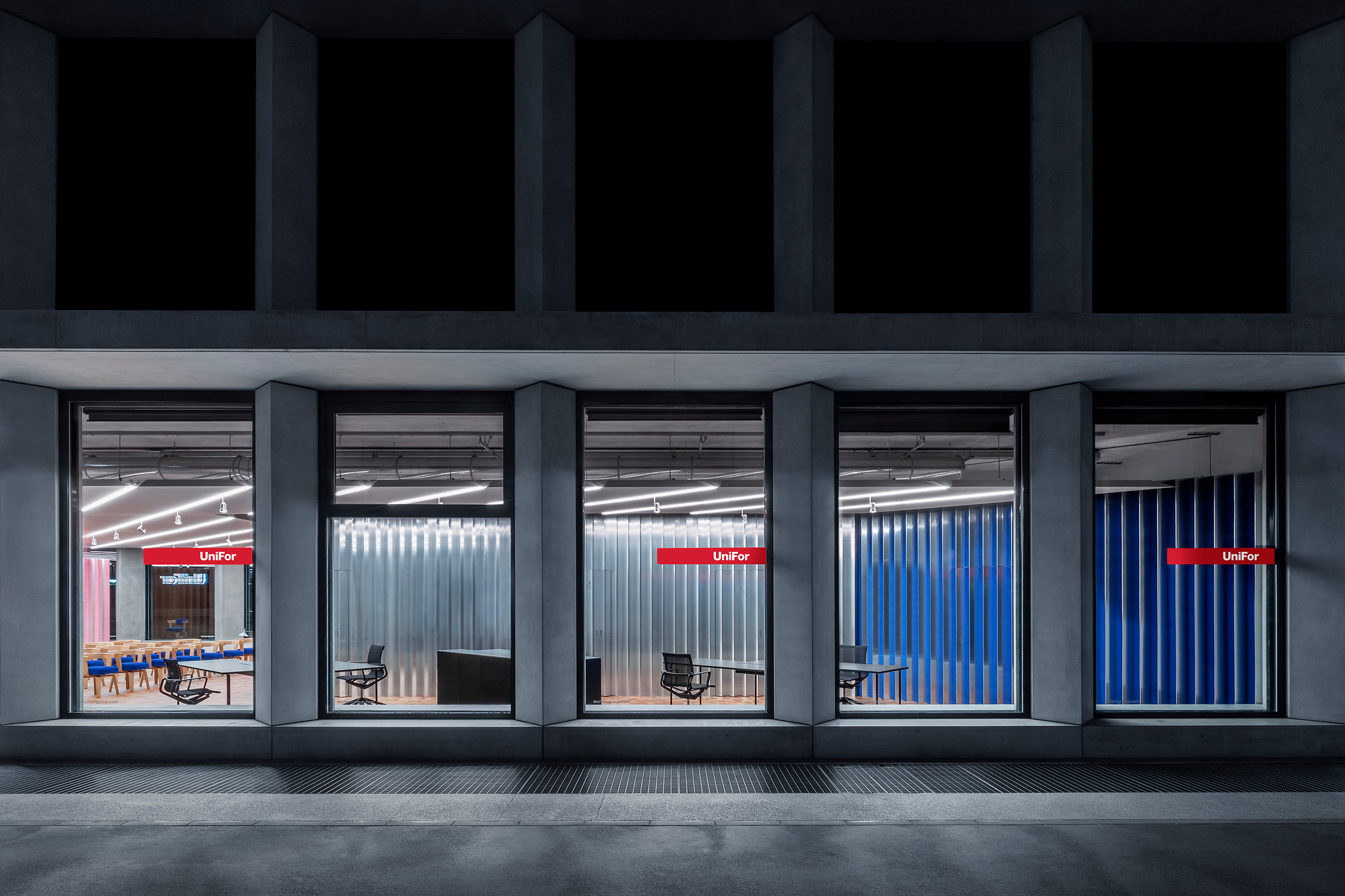 UniFor showroom, Milan ph. Delfino Sisto Legnani