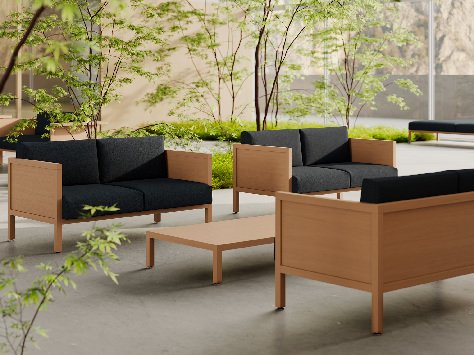 Snøhetta and Citterio's new modular seating system, Borealis. Image: Shestakovych Studio