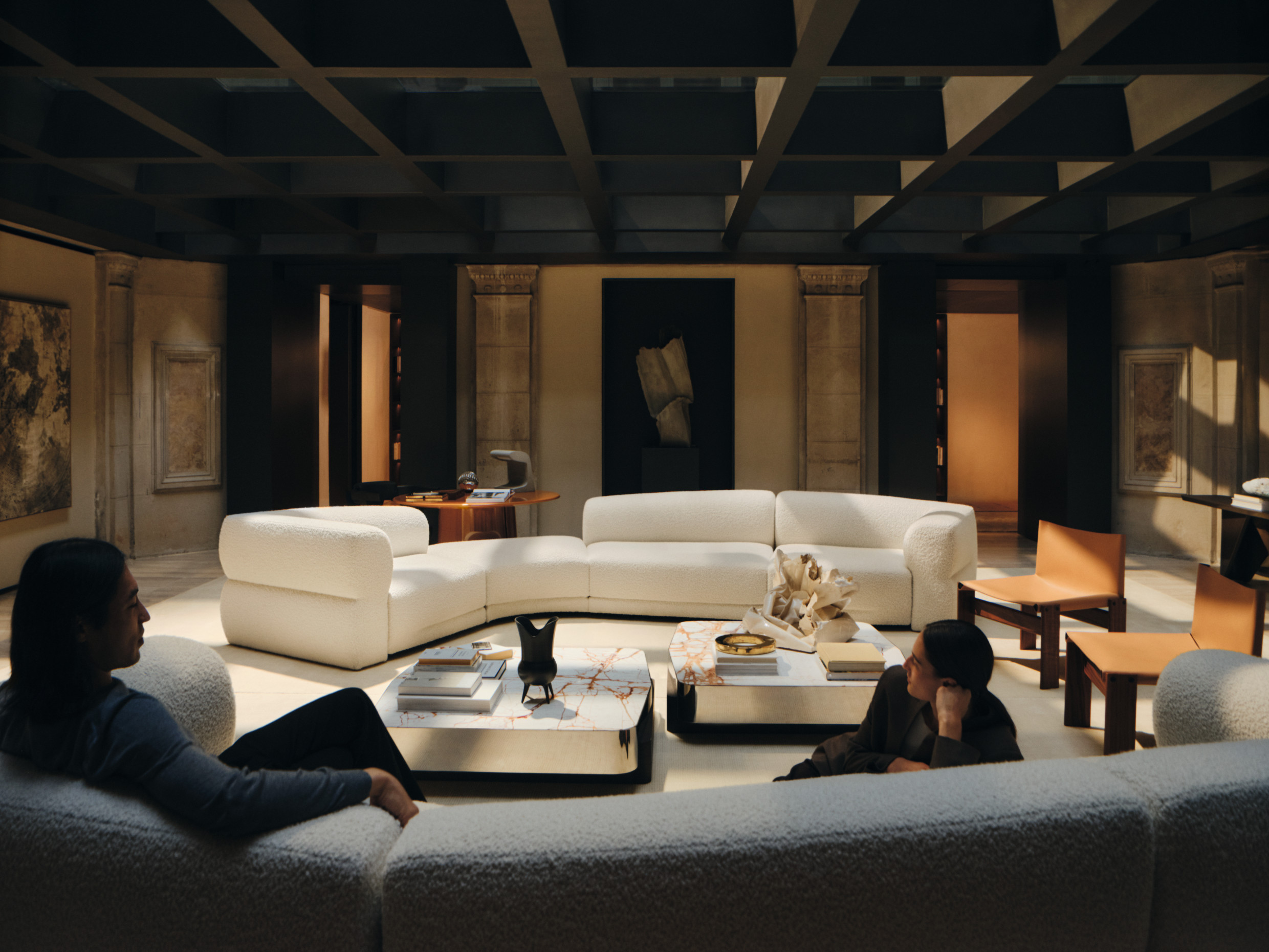 Images taken from Molteni&C's Geometry of Life campaign, directed by Luca Werner. Images: Maxime Tétard