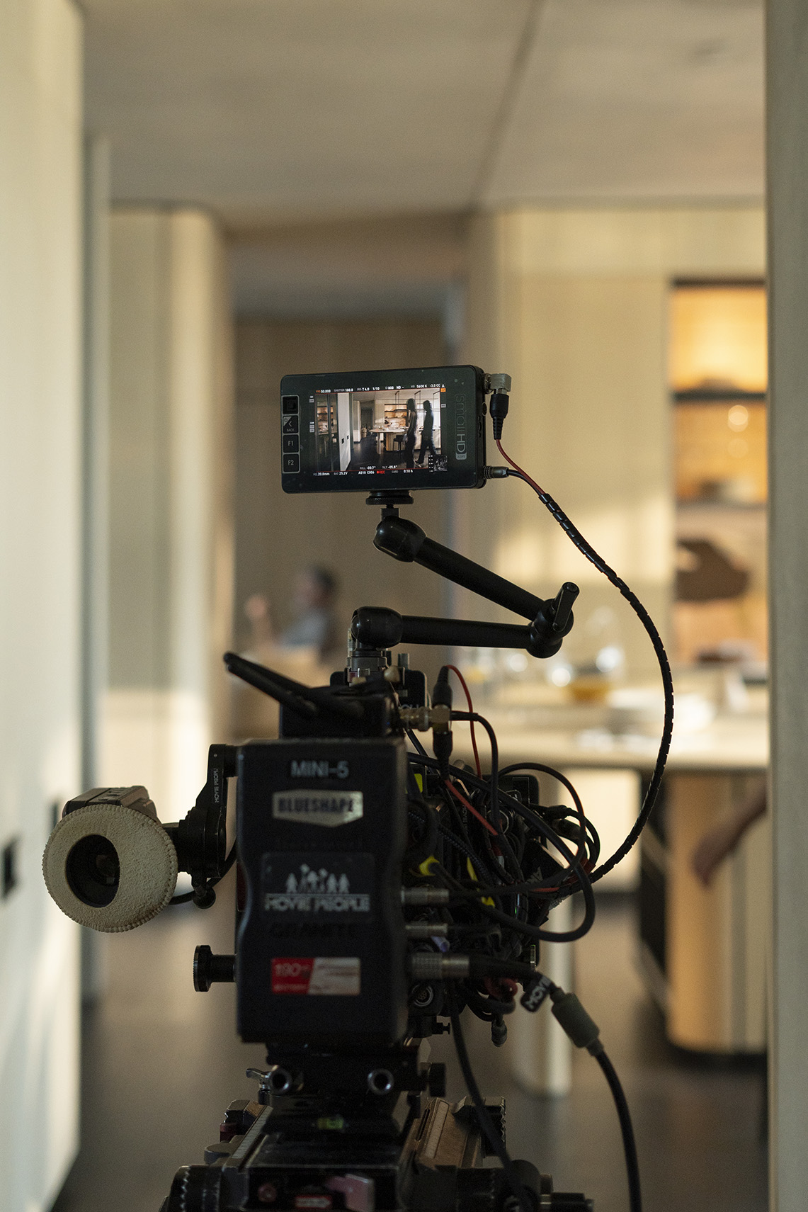 Behind-the-scenes shots from the Geometry of Life campaign