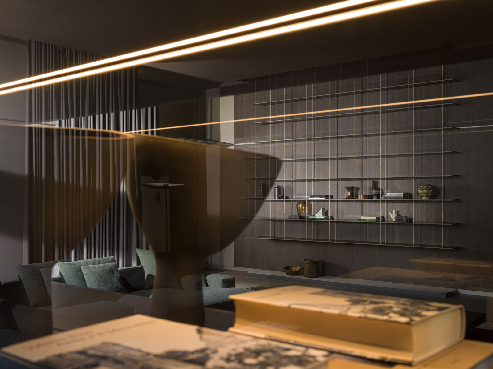 Graduate bookcase designed by Jean Nouvel