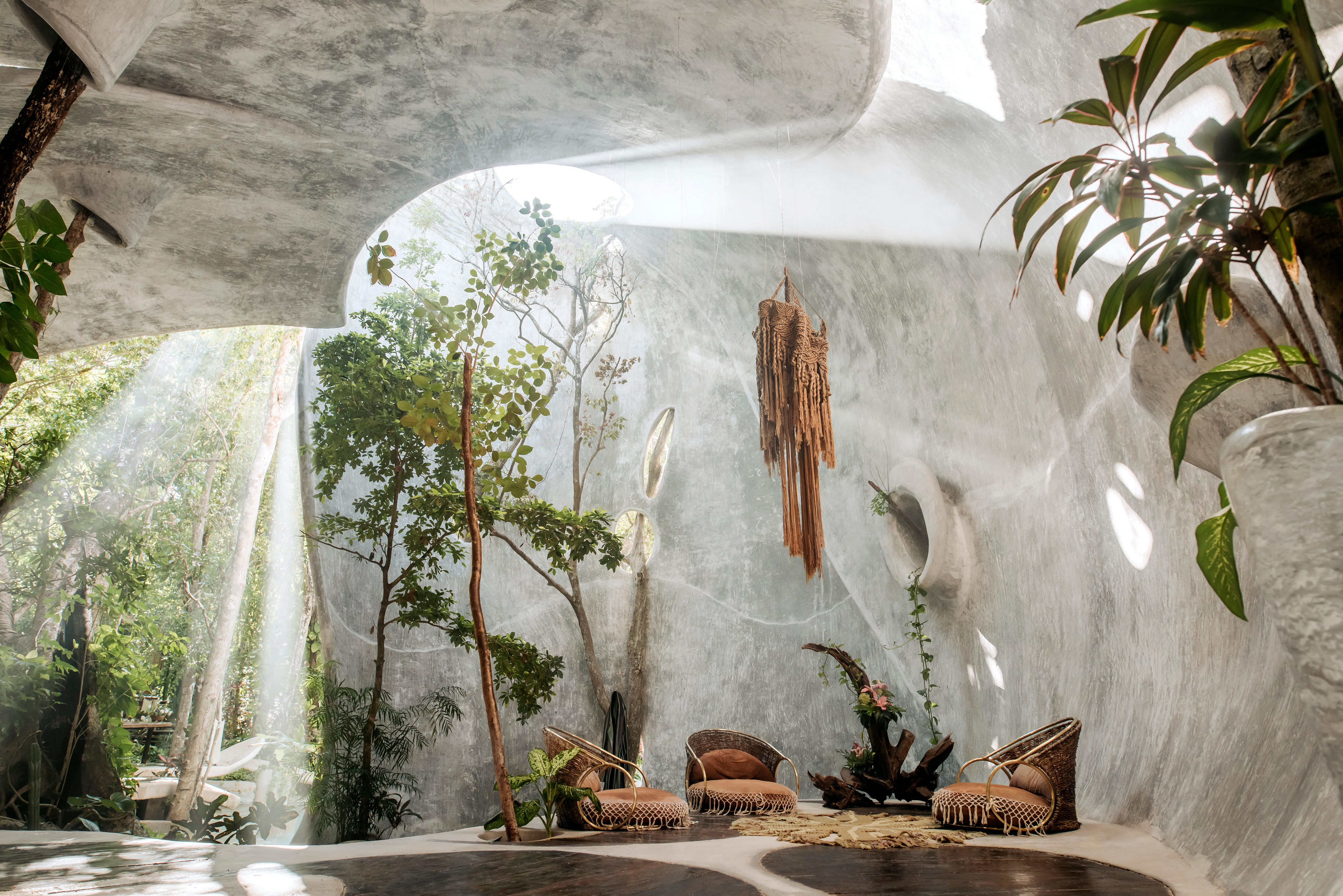 SFER IK, a culture centre embedded within the jungle in Mexico. Image credit: Courtesy of AZULIK