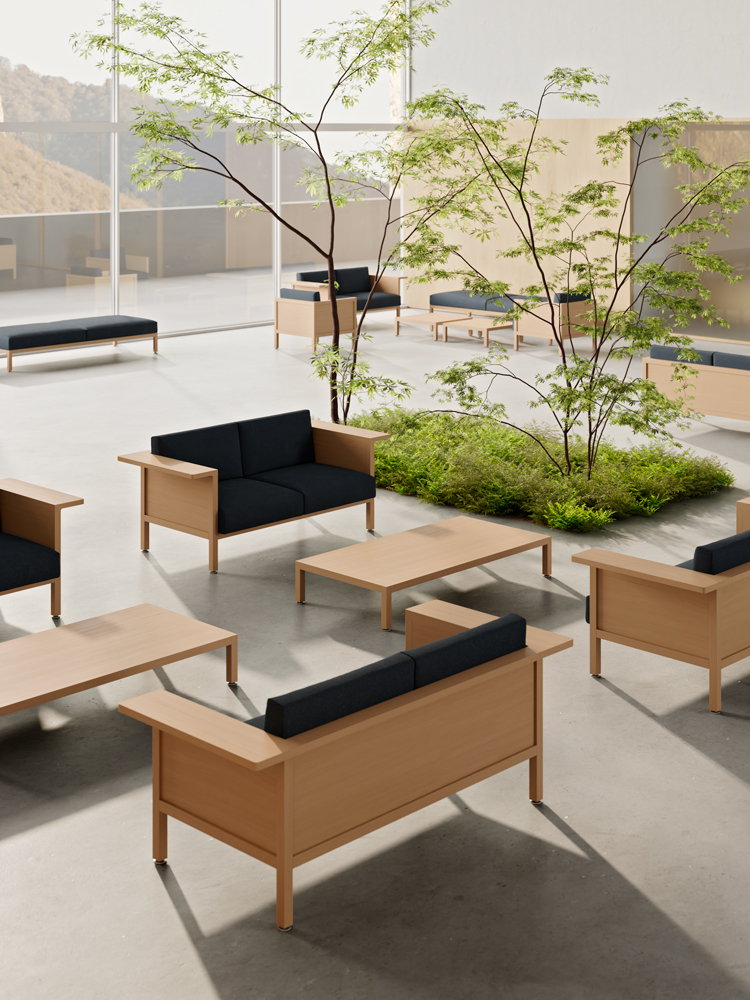 Snøhetta and Citterio's new modular seating system, Borealis. Image: Shestakovych Studio