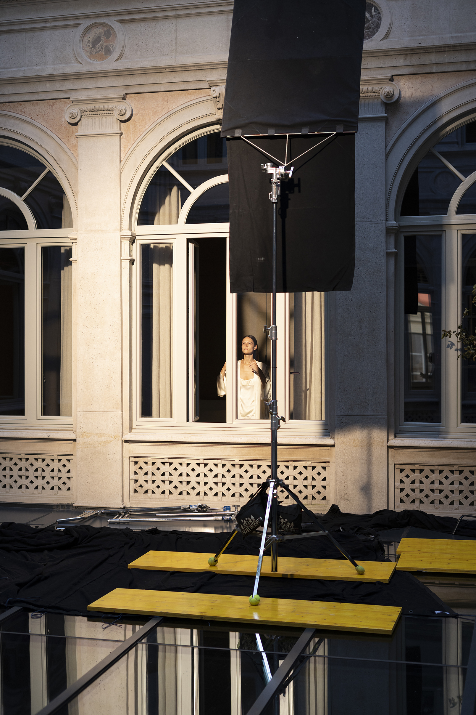 Behind-the-scenes shots from the Geometry of Life film