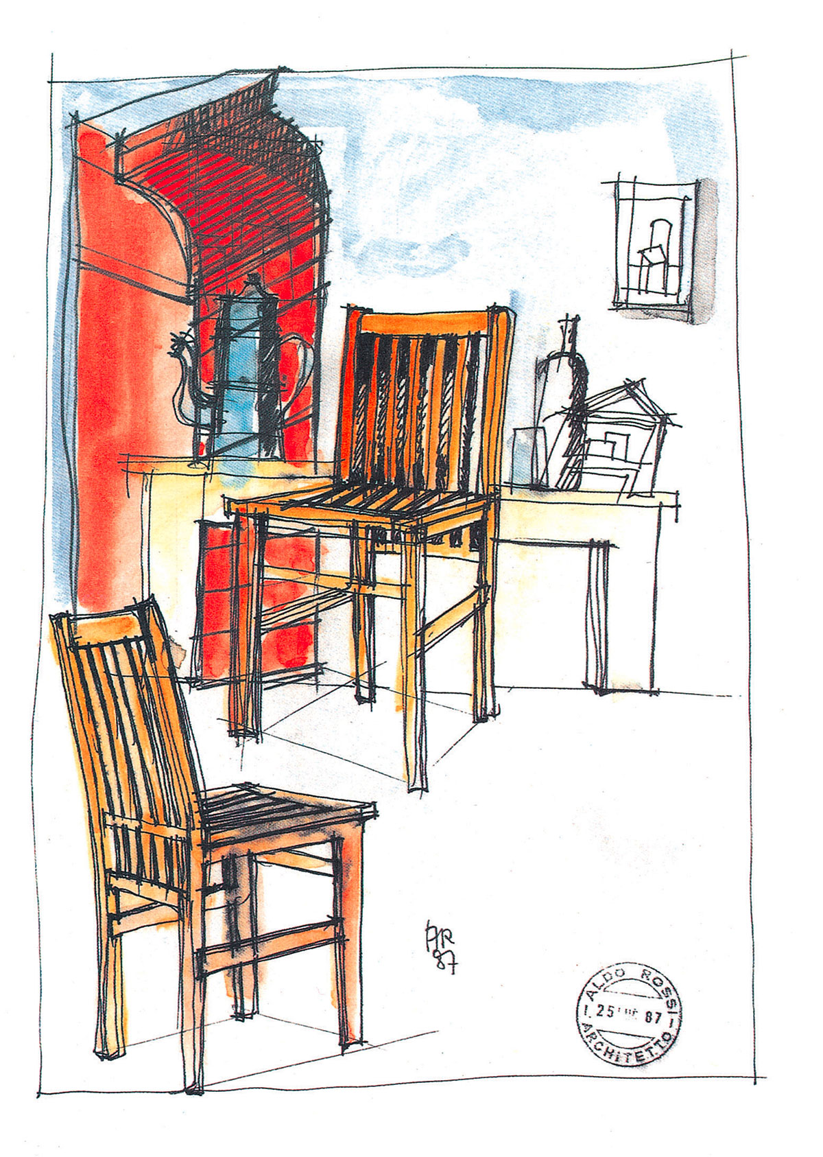 1987 Aldo Rossi, diseño