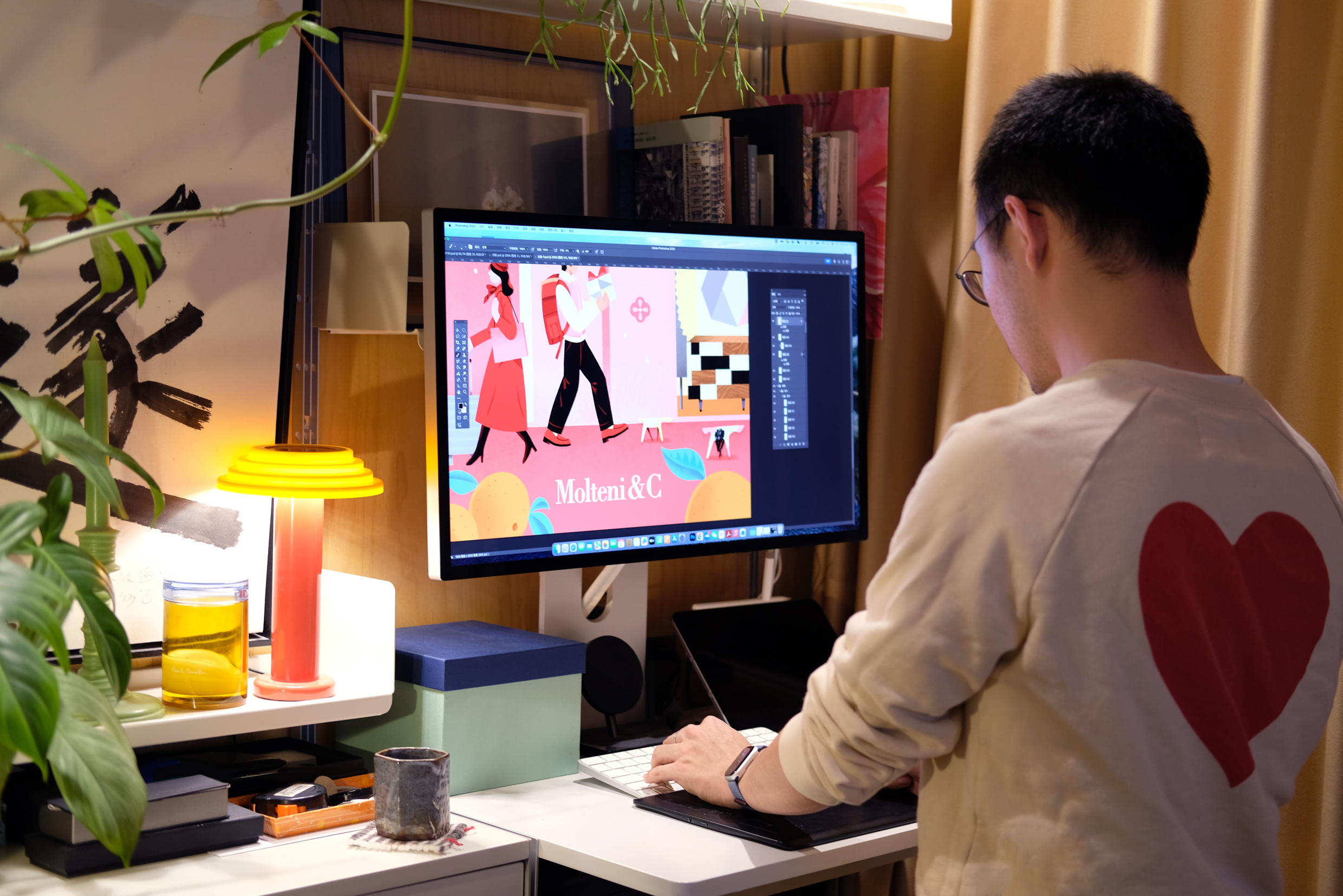 Yulong Lli depicting moments of reunion for Lunar Year