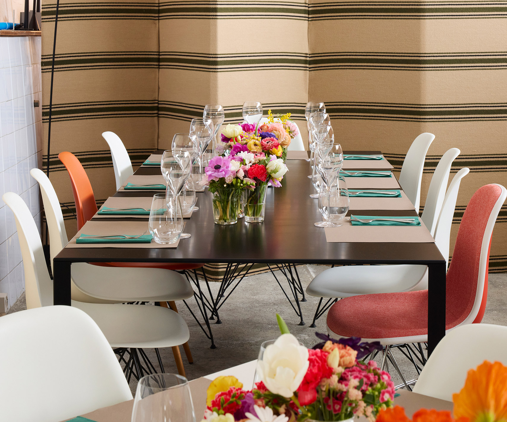 Molteni&C meuble le restaurant NOMAD stüva à St. Moritz