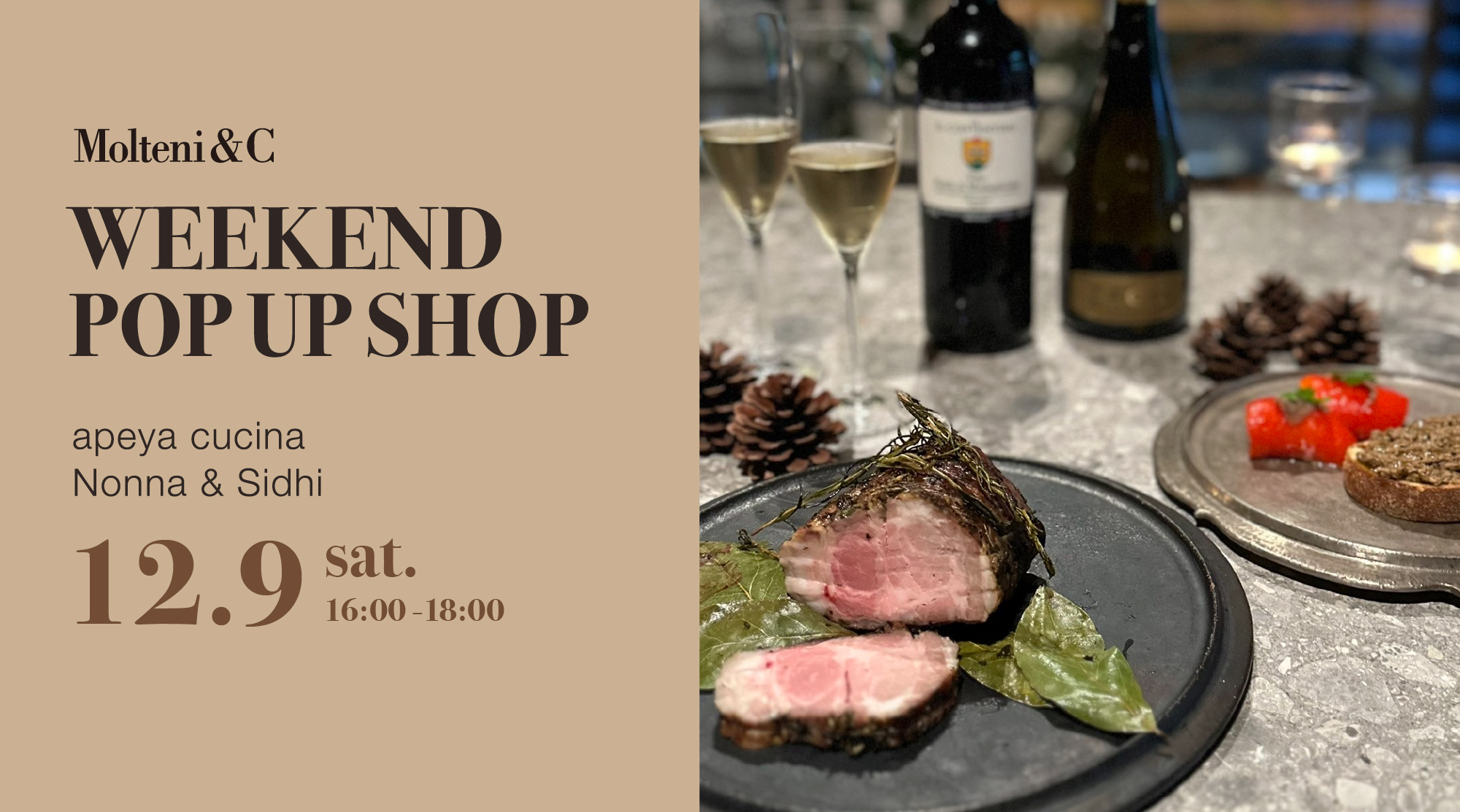 Weekend Pop Up Shop_apeya cucina / Nonna and Sidhi