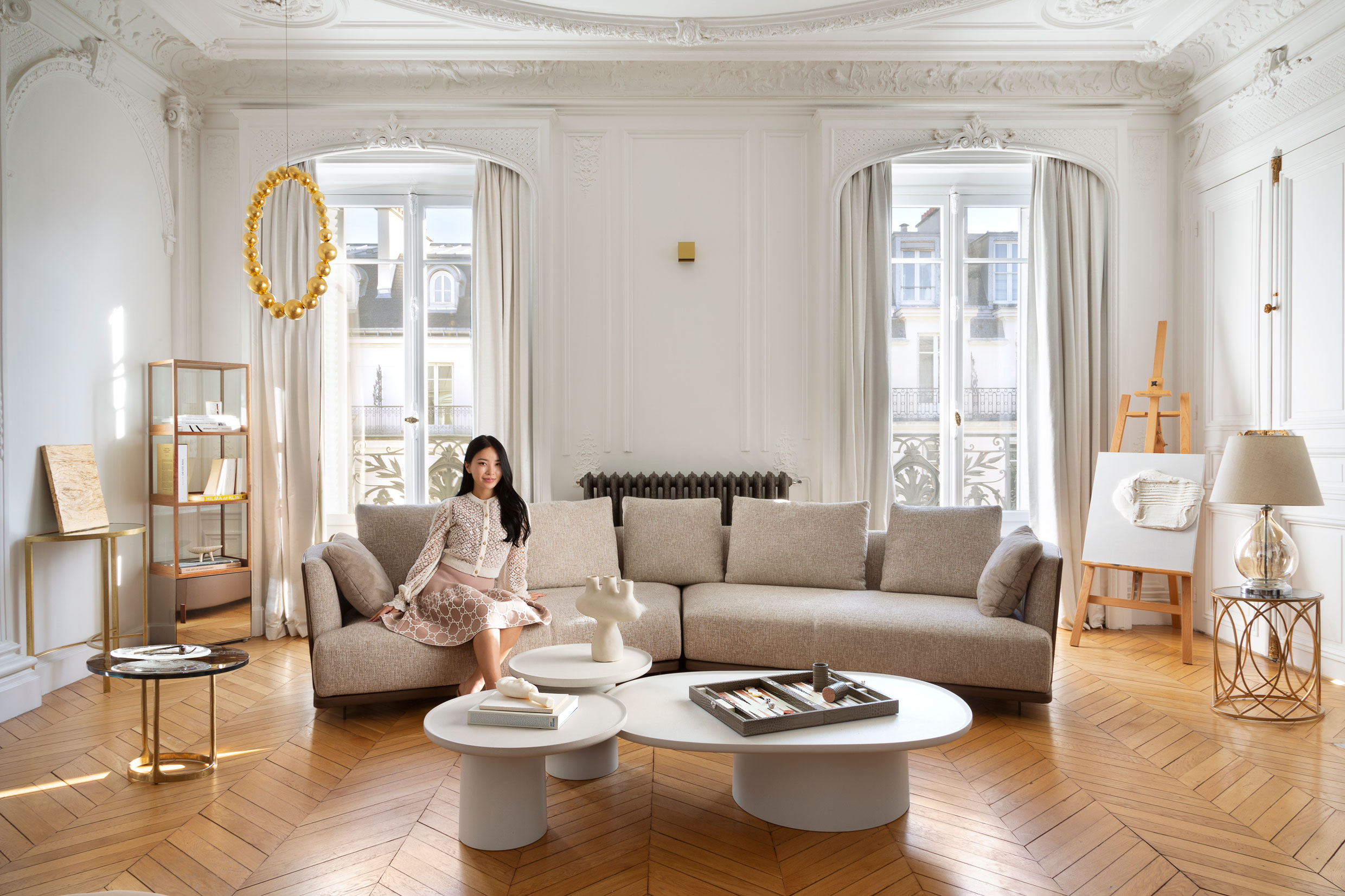 Maison Suri: Alla scoperta dell'appartamento di Su Park a Parigi, arredato da Molteni&C
